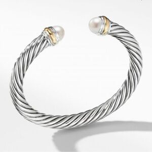 David Yurman Cable classic bracelet with Pearl